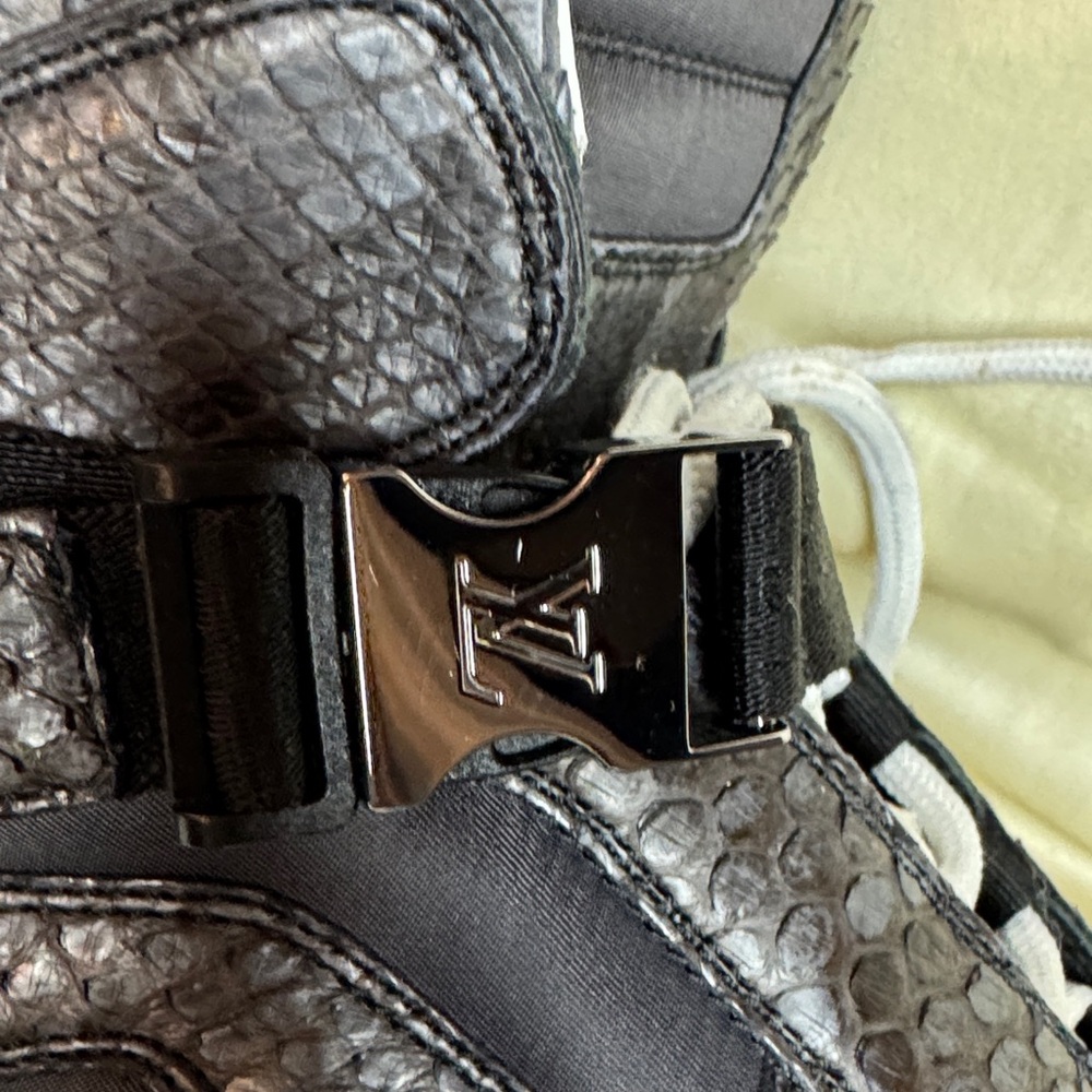 Louis Vuitton Python leather Brown&Gray Men size 9 - image 3